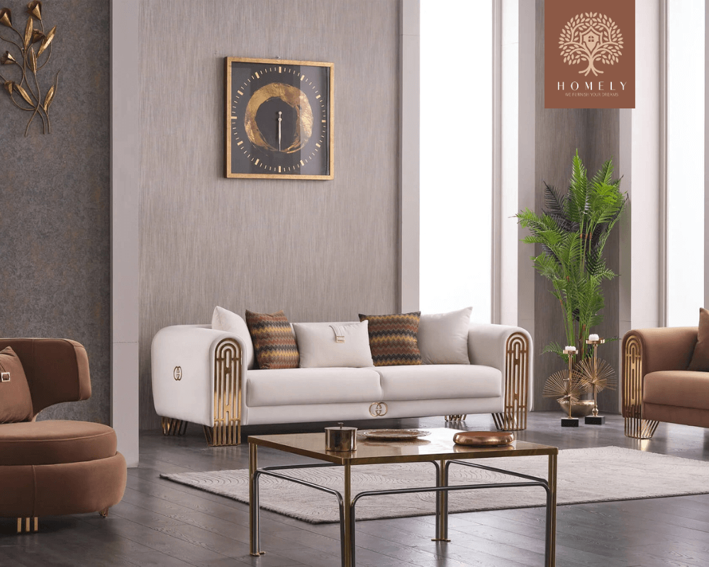 GUCCI PLUS-ENSEMBLE DE CANAPÉ LUXE 6 PLACES-