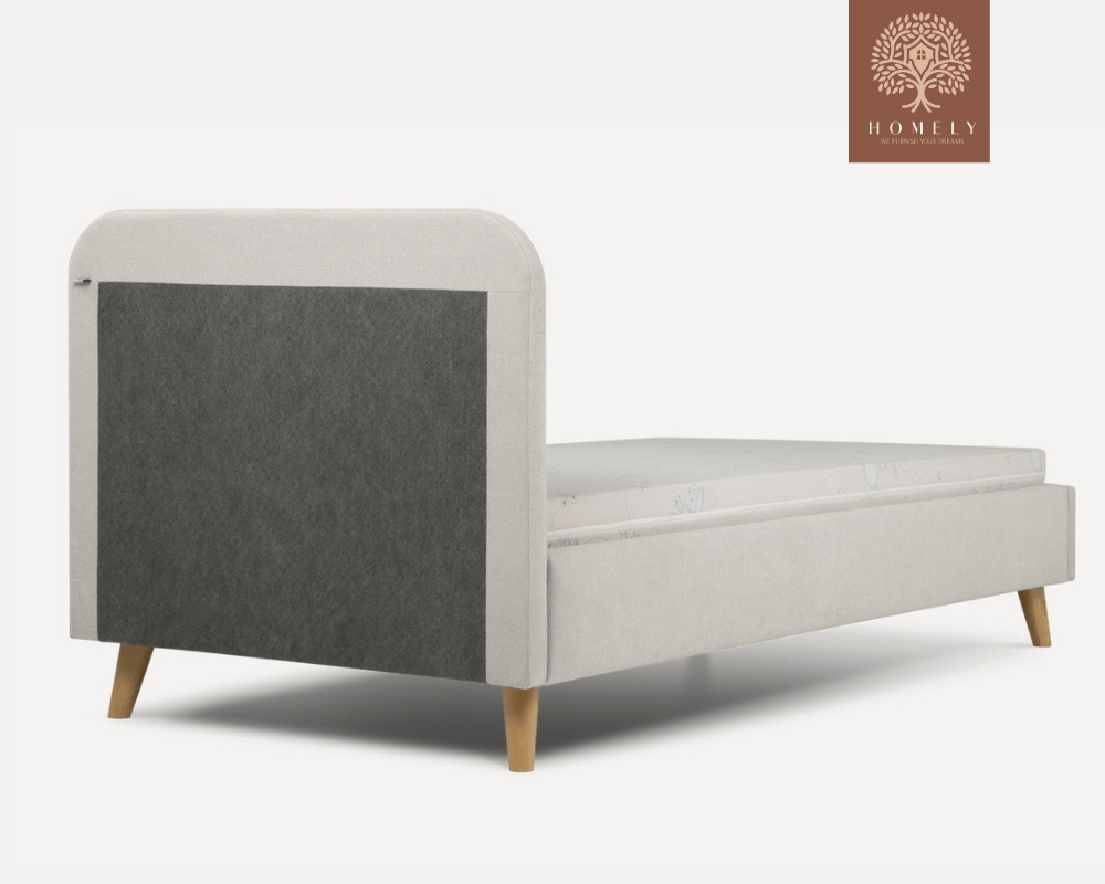 LIGHTSEY | LIT EN TISSU ANTI-TACHES CAPITONNÉ AVEC SOMMIER COFFRE