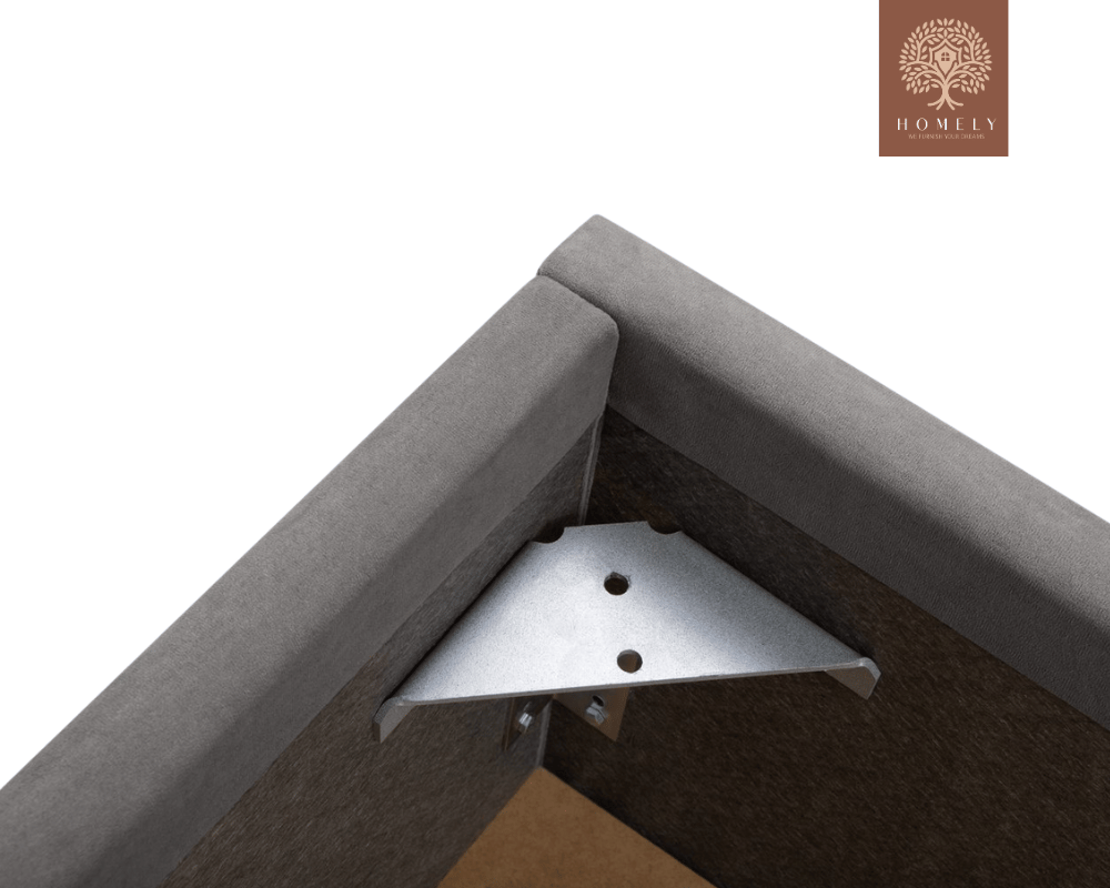 VEGA| LIT DOUBLE EN TISSU ANTI-TACHES CAPITONNÉ