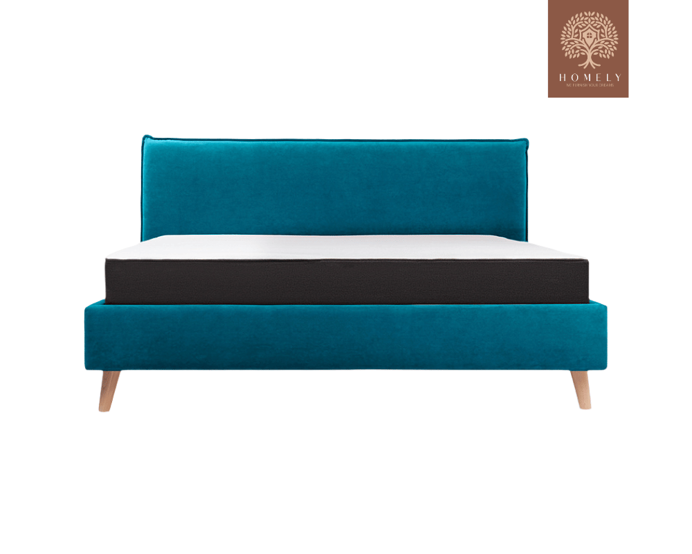 CHIEVO | LIT DOUBLE EN TISSU ANTI-TACHES CAPITONNÉ