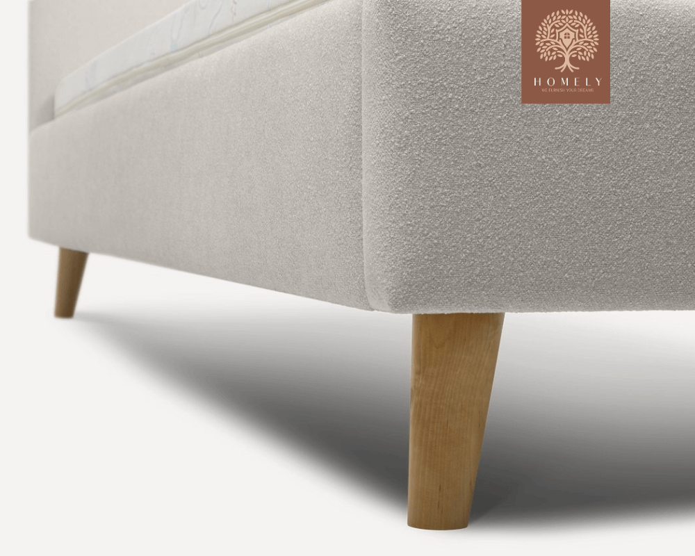 LIGHTSEY | LIT EN TISSU ANTI-TACHES CAPITONNÉ AVEC SOMMIER COFFRE