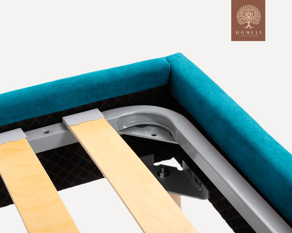 CHIEVO | LIT DOUBLE EN TISSU ANTI-TACHES CAPITONNÉ