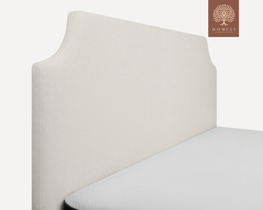 ADONA | LIT DOUBLE EN TISSU ANTI-TACHES CAPITONNÉ