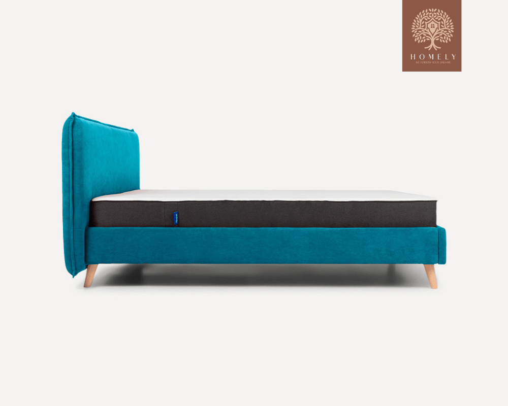 CHIEVO | LIT DOUBLE EN TISSU ANTI-TACHES CAPITONNÉ