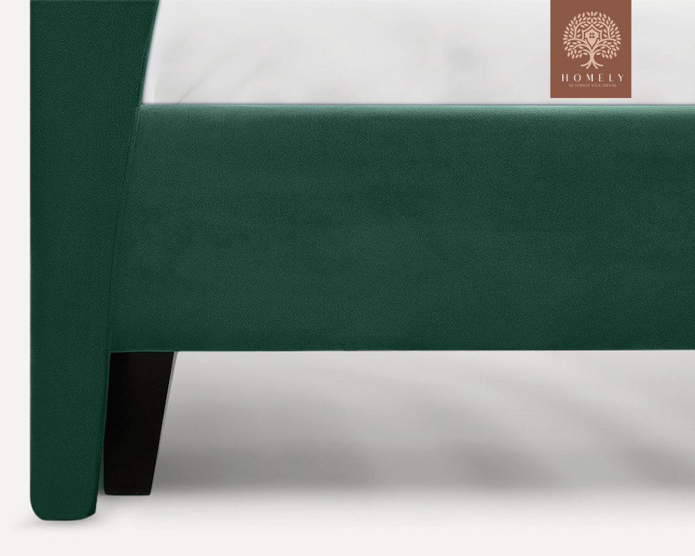 TESLA | LIT DOUBLE EN TISSU ANTI-TACHES CAPITONNÉ