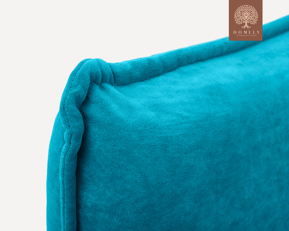 CHIEVO | LIT DOUBLE EN TISSU ANTI-TACHES CAPITONNÉ