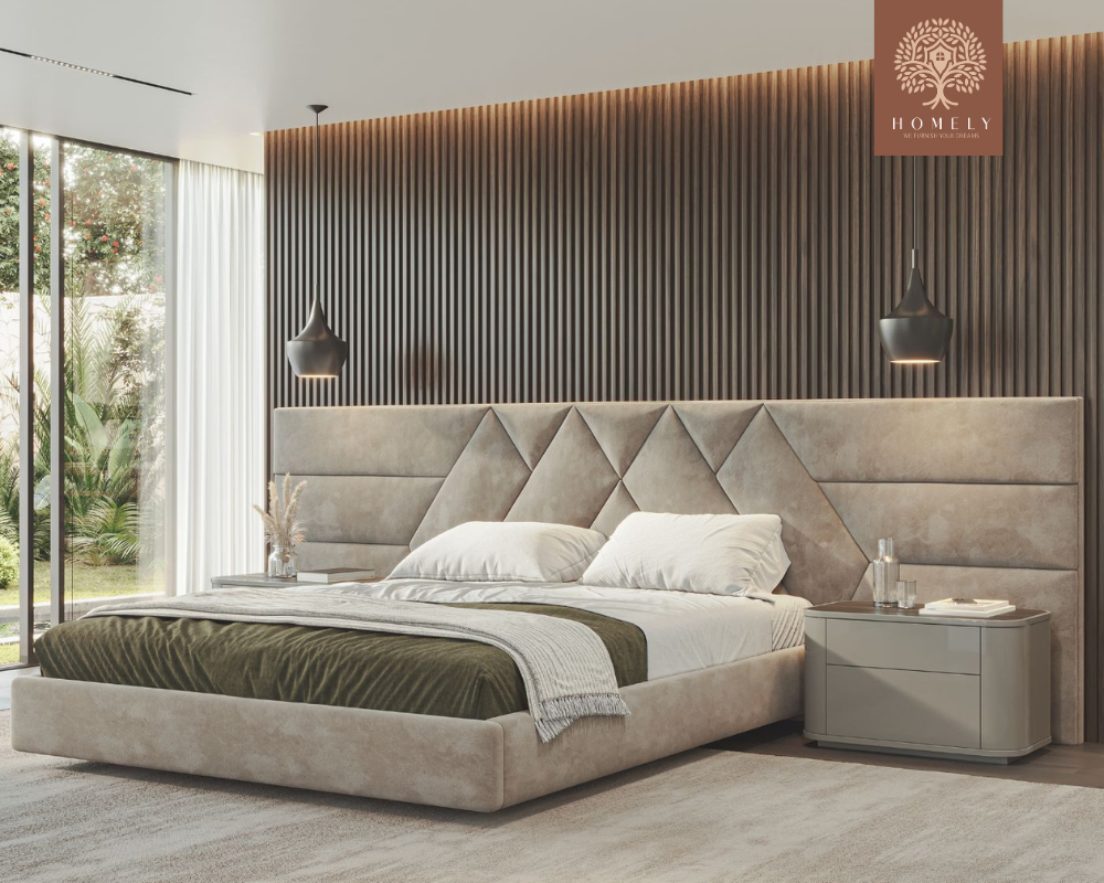 KENZO LIT DOUBLE AVEC TETE DE LIT XXL