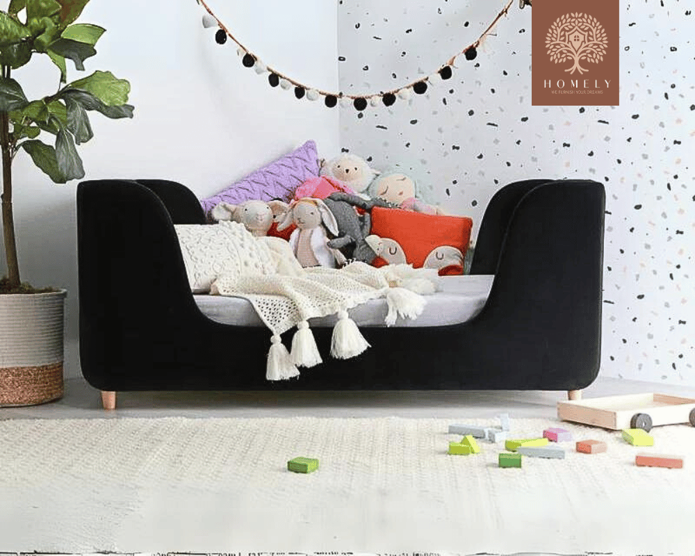 LUDO-LIT ENFANTS MODERNE EN VELOURS POUR GARÇON ET FILLE