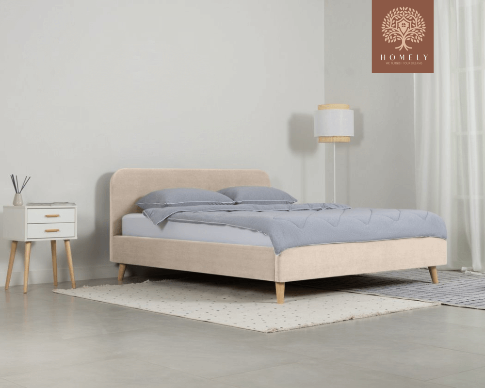 LIGHTSEY | LIT EN TISSU ANTI-TACHES CAPITONNÉ AVEC SOMMIER COFFRE