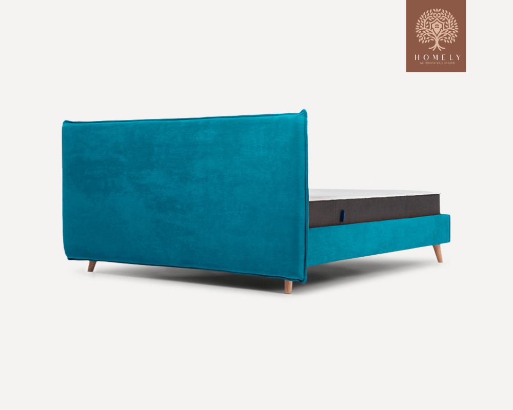 CHIEVO | LIT DOUBLE EN TISSU ANTI-TACHES CAPITONNÉ