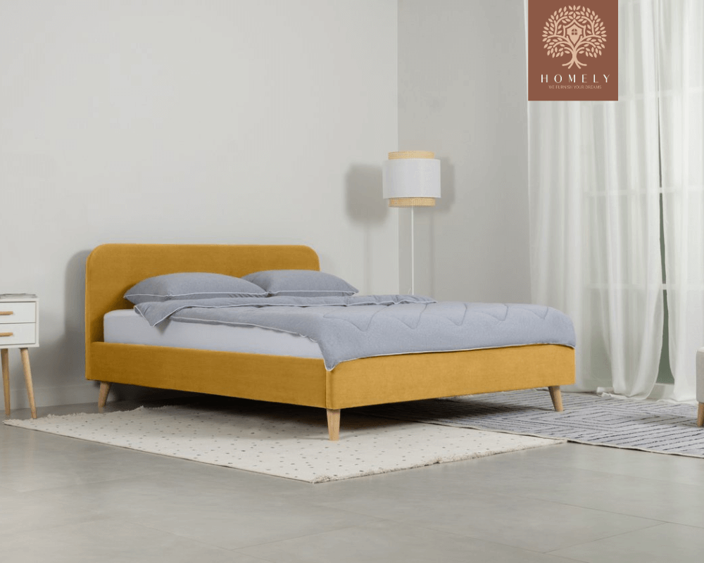 LIGHTSEY | LIT EN TISSU ANTI-TACHES CAPITONNÉ AVEC SOMMIER COFFRE