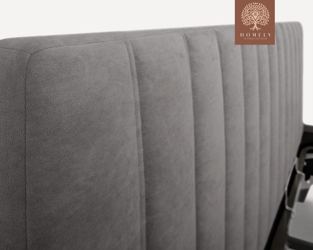 MARKFUL | LIT DOUBLE EN TISSU ANTI-TACHES CAPITONNÉ AVEC SOMMIER COFFRE