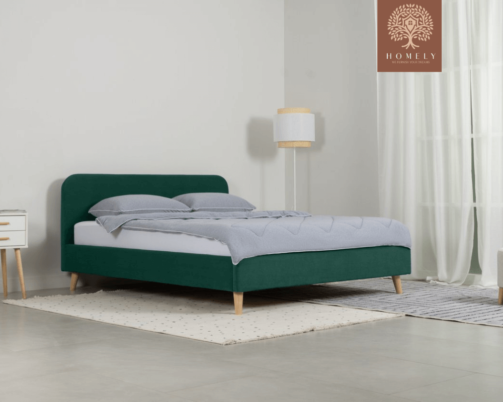 LIGHTSEY | LIT EN TISSU ANTI-TACHES CAPITONNÉ AVEC SOMMIER COFFRE