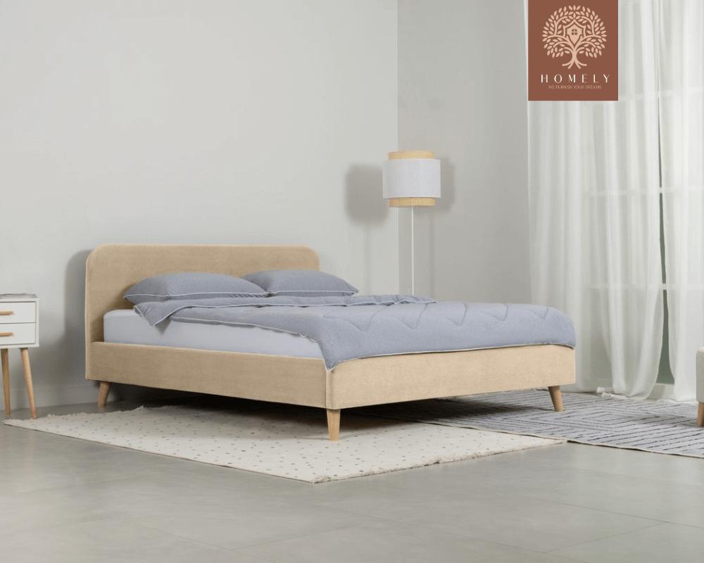 LIGHTSEY | LIT EN TISSU ANTI-TACHES CAPITONNÉ AVEC SOMMIER COFFRE