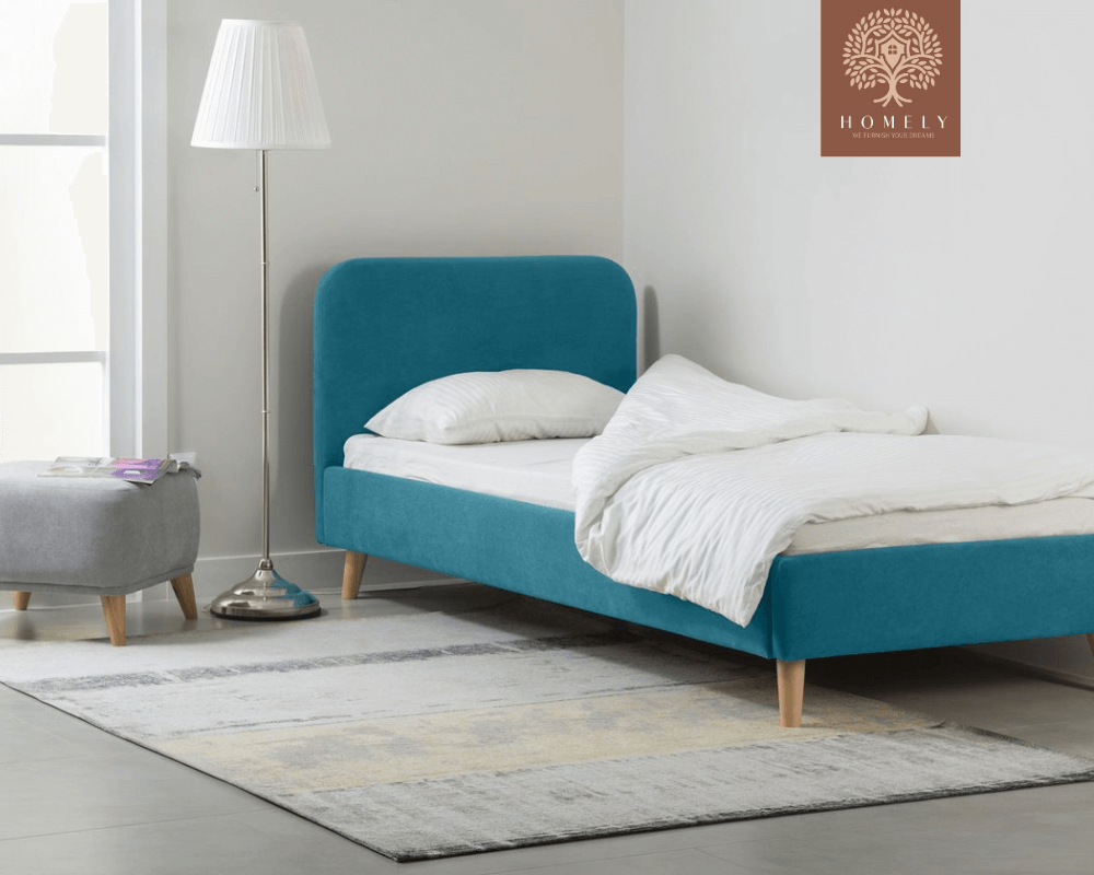 LIGHTSEY | LIT EN TISSU ANTI-TACHES CAPITONNÉ AVEC SOMMIER COFFRE