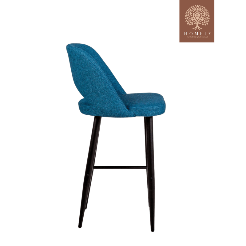 TOMY TABOURET DE BAR AVEC PIEDS EN MÉTAL.