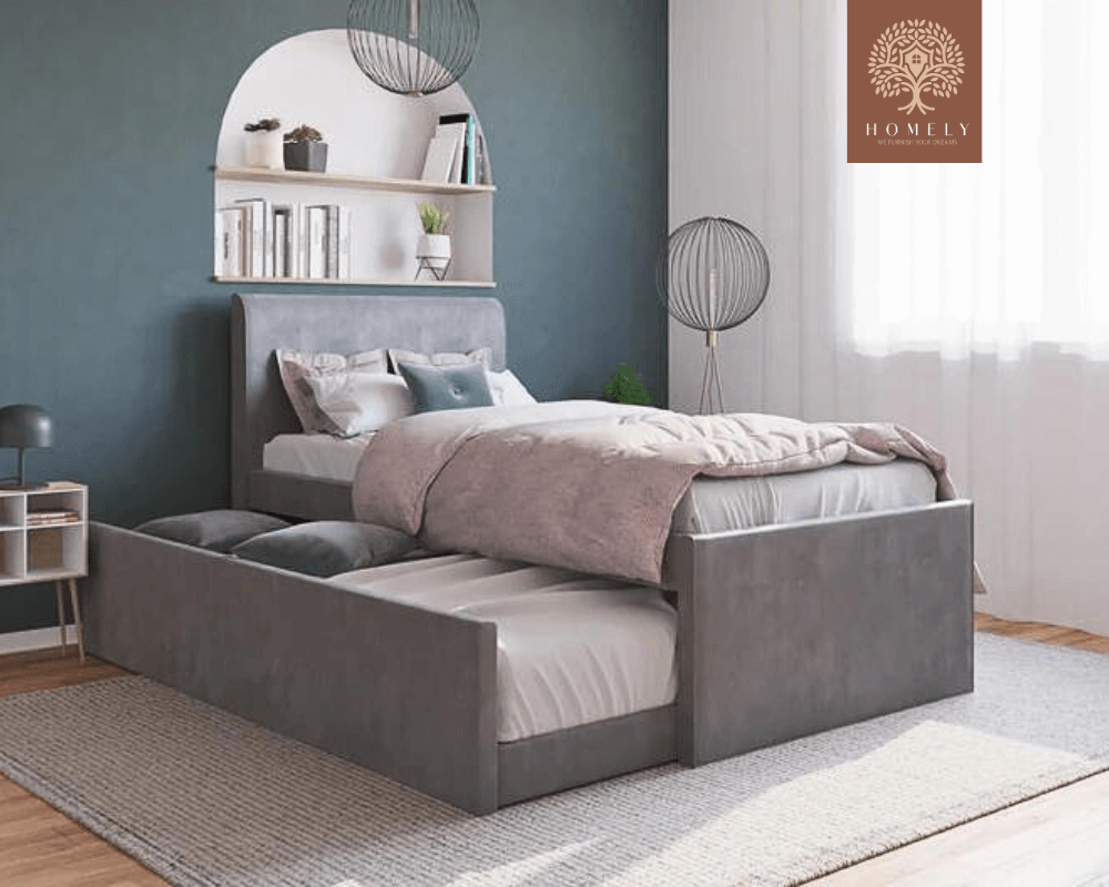 VELVET-LIT MODERNE EN VELOURS POUR GARÇON ET FILLE