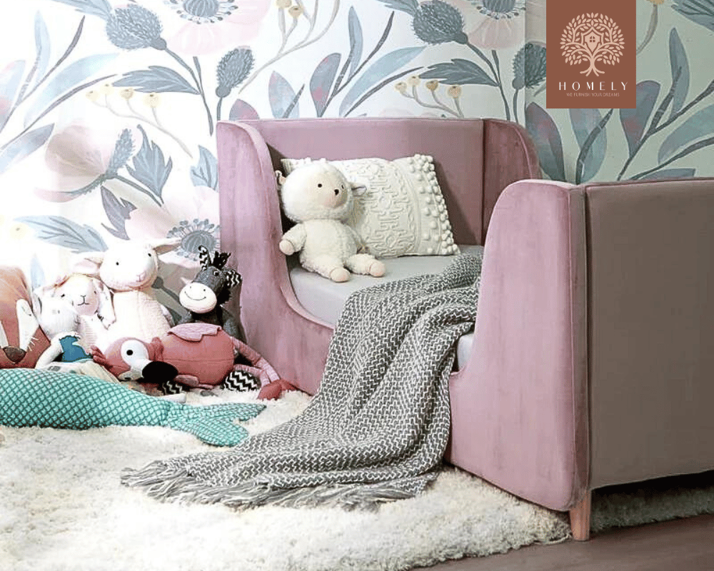 LUDO-LIT ENFANTS MODERNE EN VELOURS POUR GARÇON ET FILLE