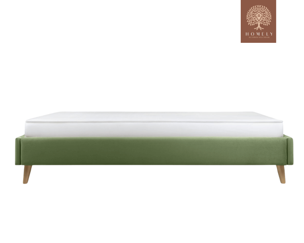 BRAN | LIT DOUBLE EN TISSU ANTI-TACHES CAPITONNÉ