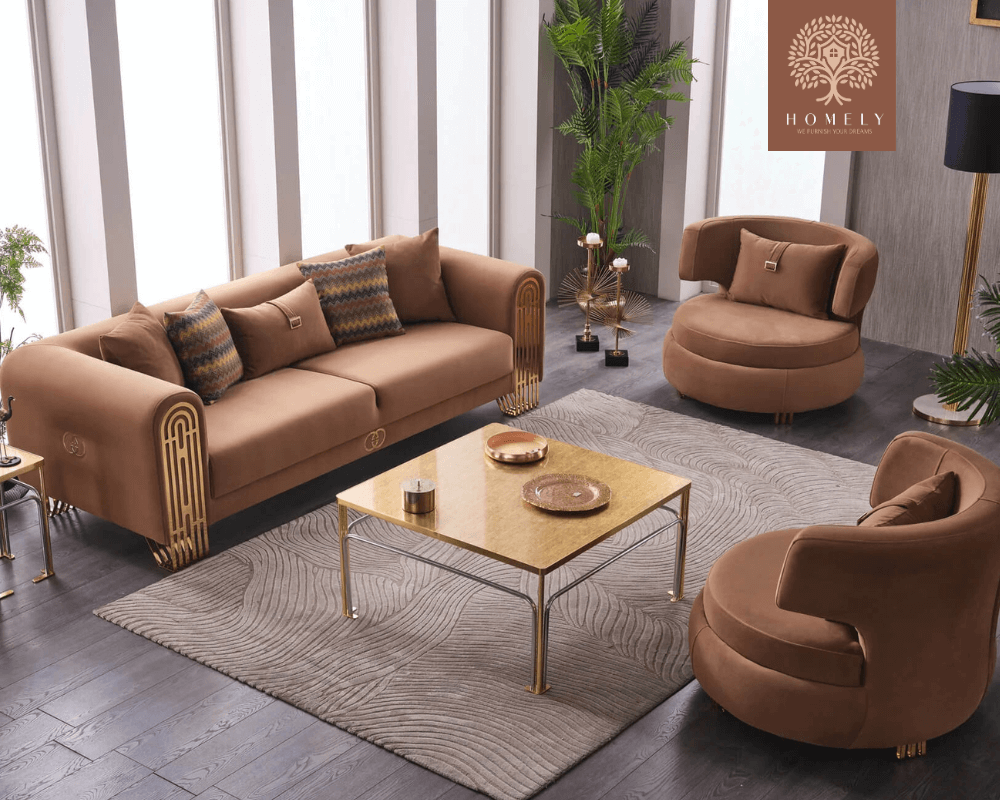 GUCCI PLUS-ENSEMBLE DE CANAPÉ LUXE 6 PLACES-