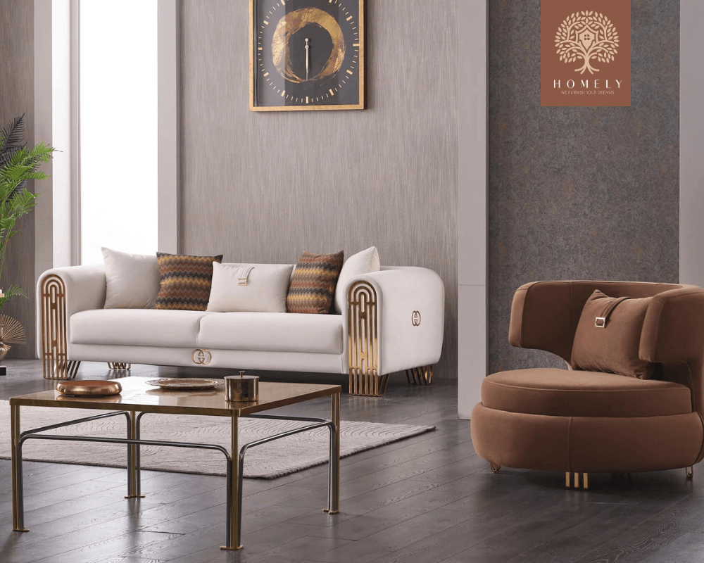 GUCCI PLUS-ENSEMBLE DE CANAPÉ LUXE 6 PLACES-