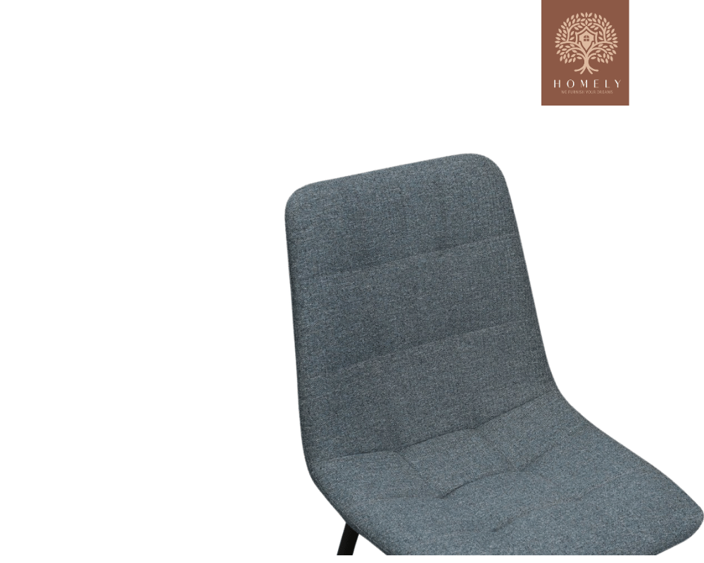 DWEN CHAISE  MODERNE CAPITONNÉE EN VELOURS ANTI-TACHE PIEDS EN METAL