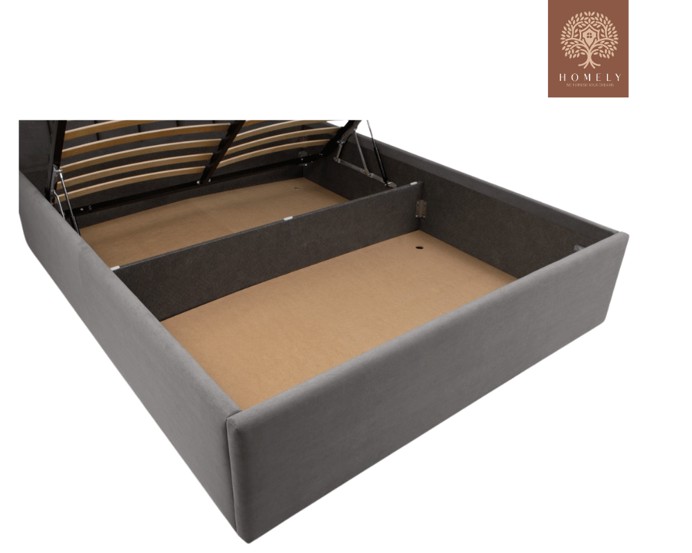 VEGA| LIT DOUBLE EN TISSU ANTI-TACHES CAPITONNÉ