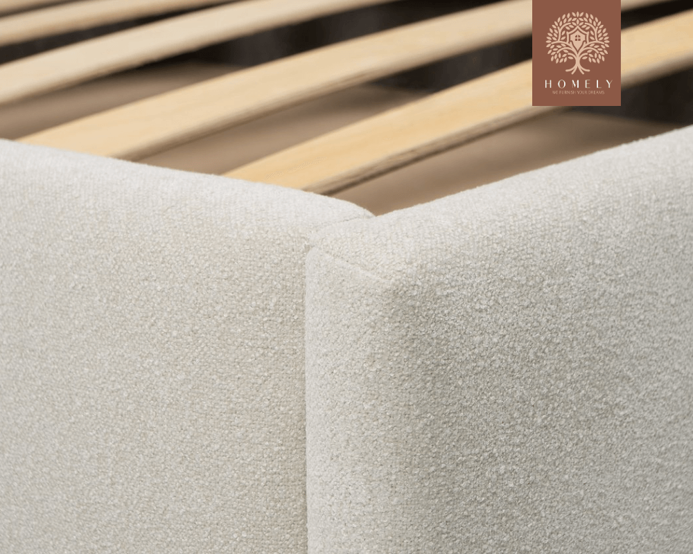 LIGHTSEY | LIT EN TISSU ANTI-TACHES CAPITONNÉ AVEC SOMMIER COFFRE