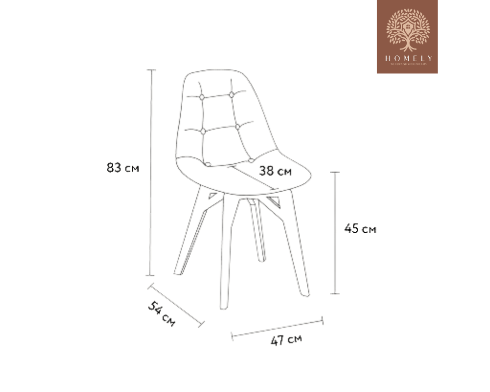 DIANA CHAISE MODERNE CAPITONNÉE EN VELOURS ANTI-TACHE PIEDS EN BOIS ROUGE