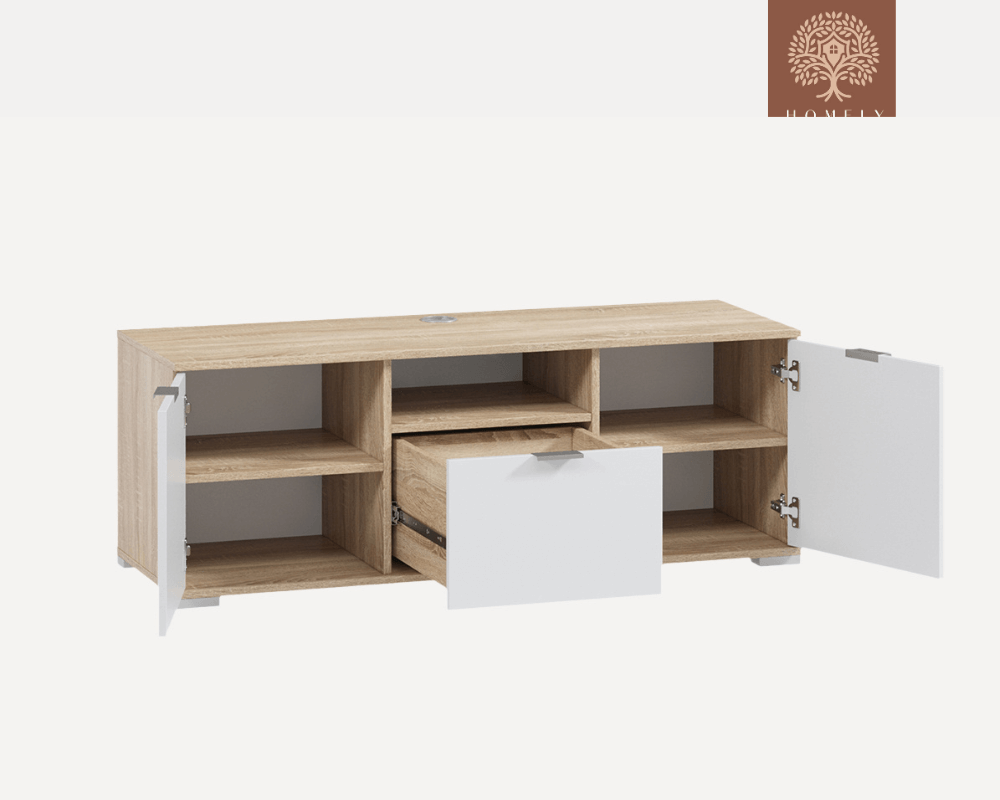 STELLA -ENSEMBLE DE MEUBLE TV, ET UNE VITRINE