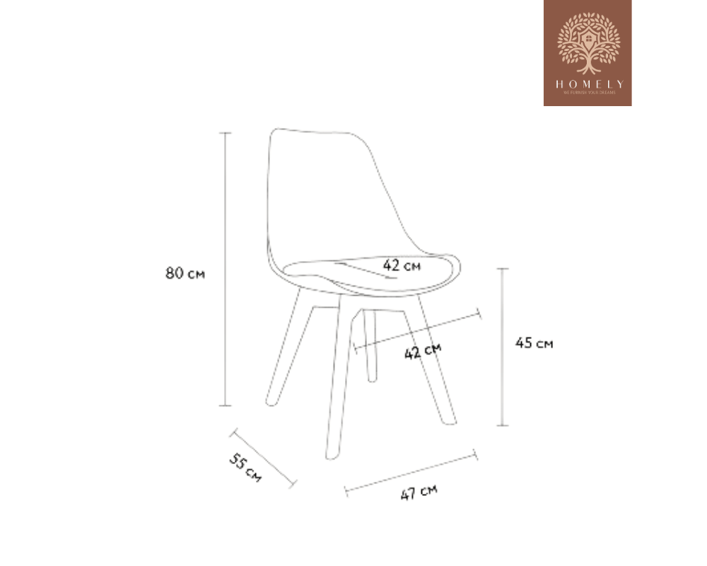 CLARA  CHAISE MODERNE CAPITONNÉE EN VELOURS ANTI-TACHE PIEDS EN BOIS ROUGE