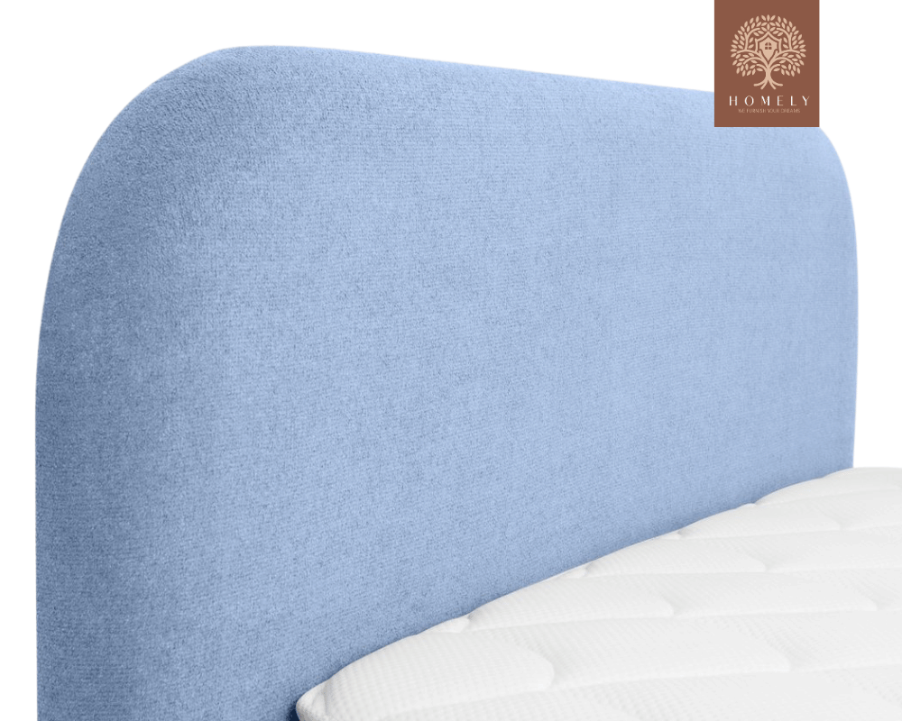 KEVI | LIT DOUBLE EN TISSU ANTI-TACHES CAPITONNÉ