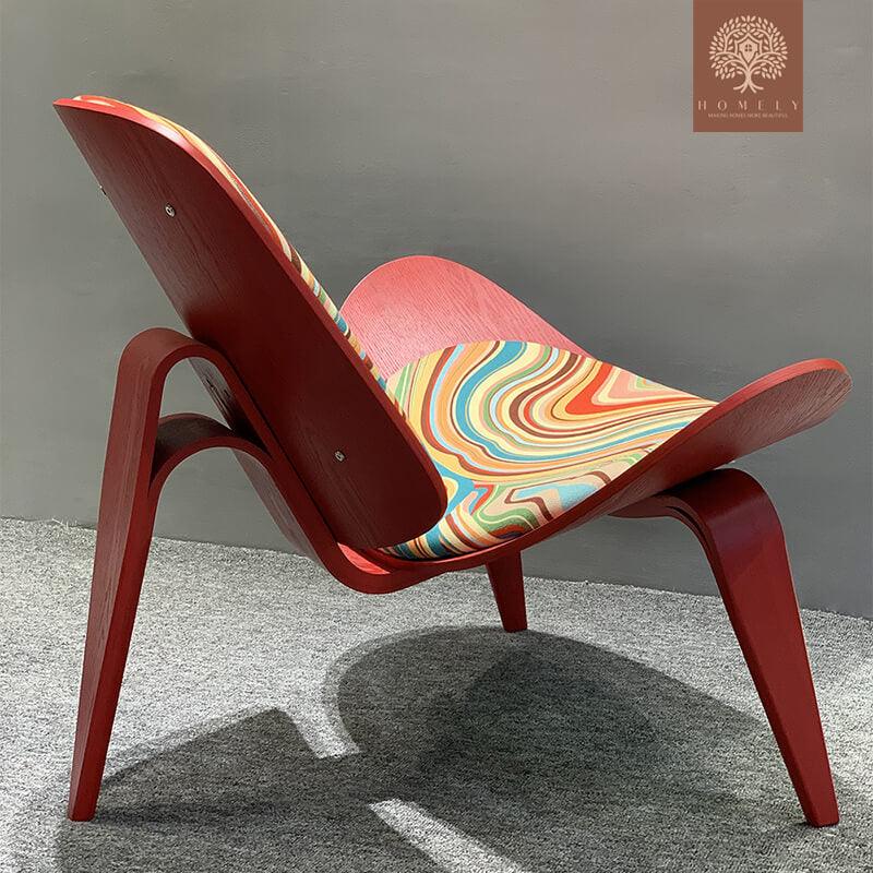 KANNON-CHAISE LONGUE VINTAGE MULTICOLORE EN FRÊNE DE MANDCHOURIE- Homely