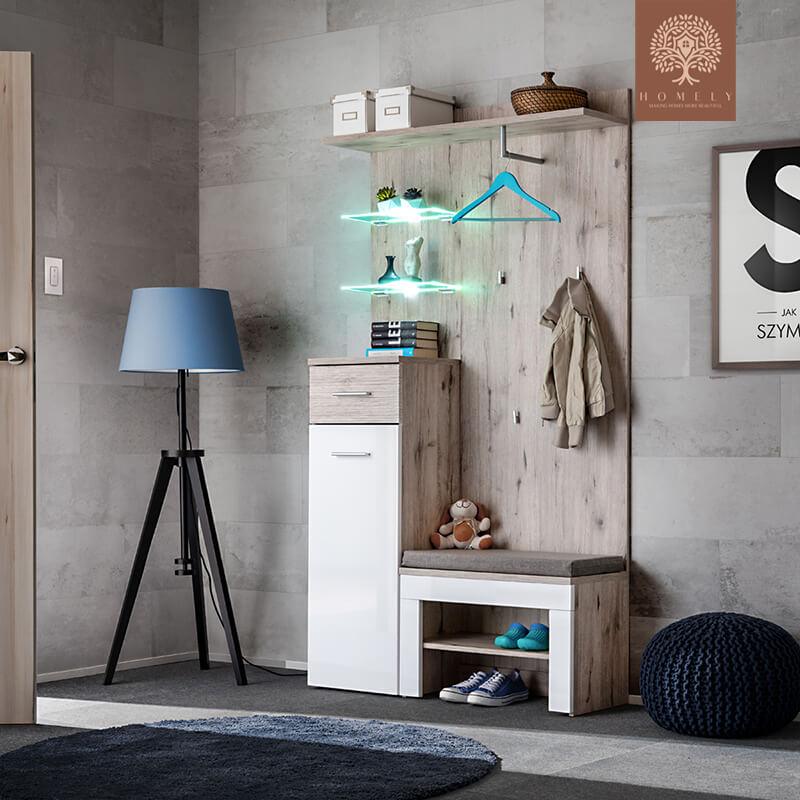 JED-MEUBLE DE RANGEMENT À CHAUSSURES- Homely