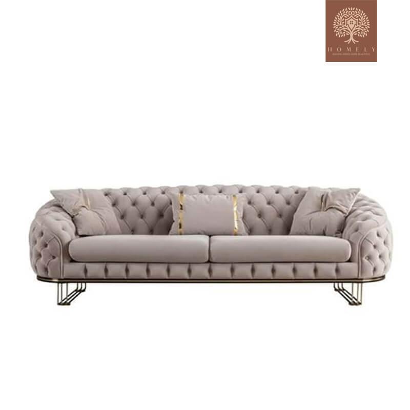 ACACIA-ENSEMBLE DE SALON LUXE 6 PLACES- Homely