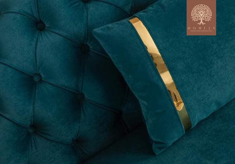 ACACIA-ENSEMBLE DE SALON LUXE 6 PLACES- Homely