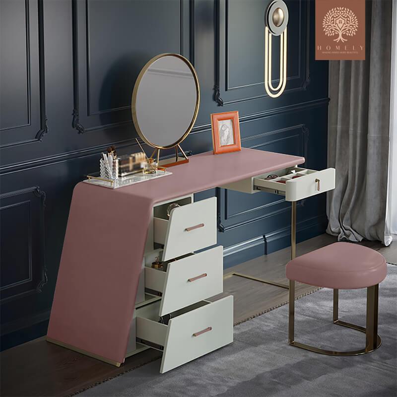 ROBENA-ENSEMBLE DE MAQUILLAGE ROSE MODERNE- Homely