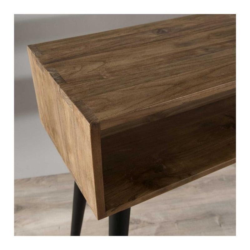 Console bois en pieds métal-ULGA - Homely