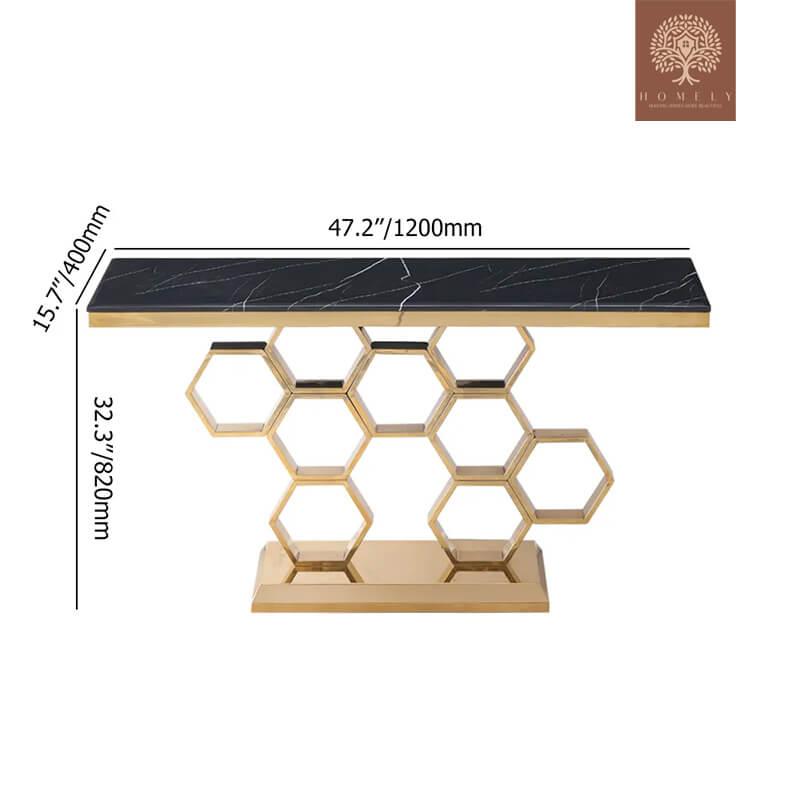 RAYNER-CONSOLE RECTANGULAIRE CONTEMPORAINE- Homely