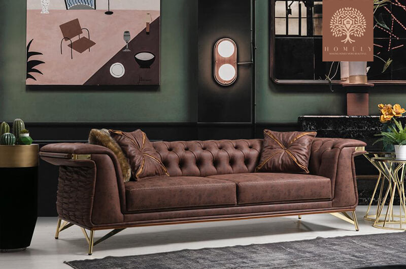 DIAMMANTE-ENSEMBLE DE CANAPÉ LUXE 6 PLACES-