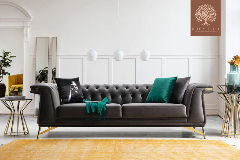 DIAMMANTE-ENSEMBLE DE CANAPÉ LUXE 6 PLACES-