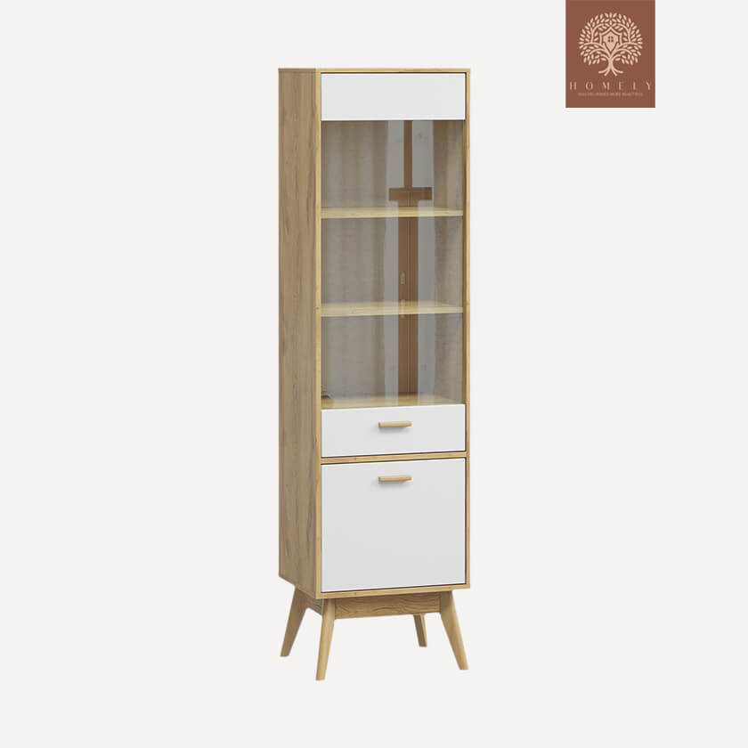 ANDERSON-ENSEMBLE DE MEUBLE TV,TABLE BASSE ET UNE VITRINE