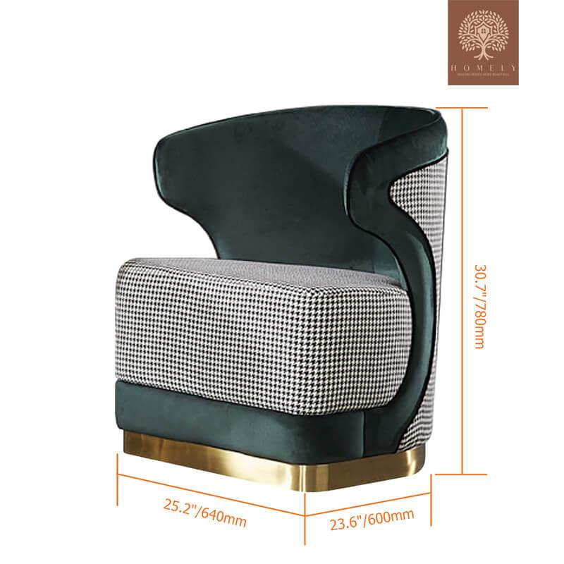MINERVA-MID CENTURY FAUTEUIL EN SIMILICUIR NOIR- Homely