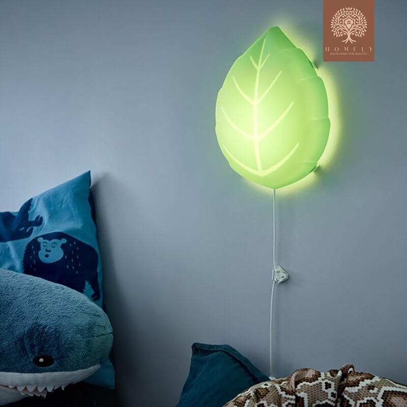 UPPLYST APPLIQUE À LED,FEUILLE VERT - Homely