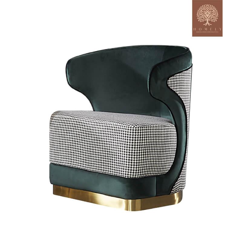 MINERVA-MID CENTURY FAUTEUIL EN SIMILICUIR NOIR- Homely