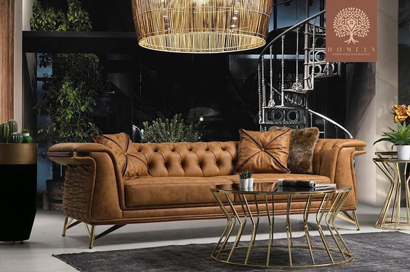 DIAMMANTE-ENSEMBLE DE CANAPÉ LUXE 6 PLACES-