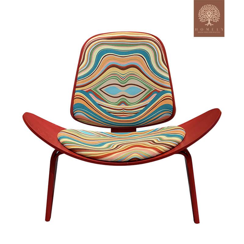 KANNON-CHAISE LONGUE VINTAGE MULTICOLORE EN FRÊNE DE MANDCHOURIE- Homely