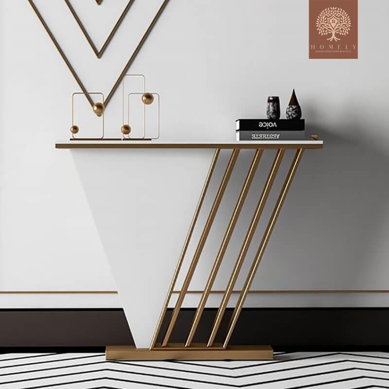 JOPLIN-TABLE CONSOLE RECTANGULAIRE NOIRE- Homely