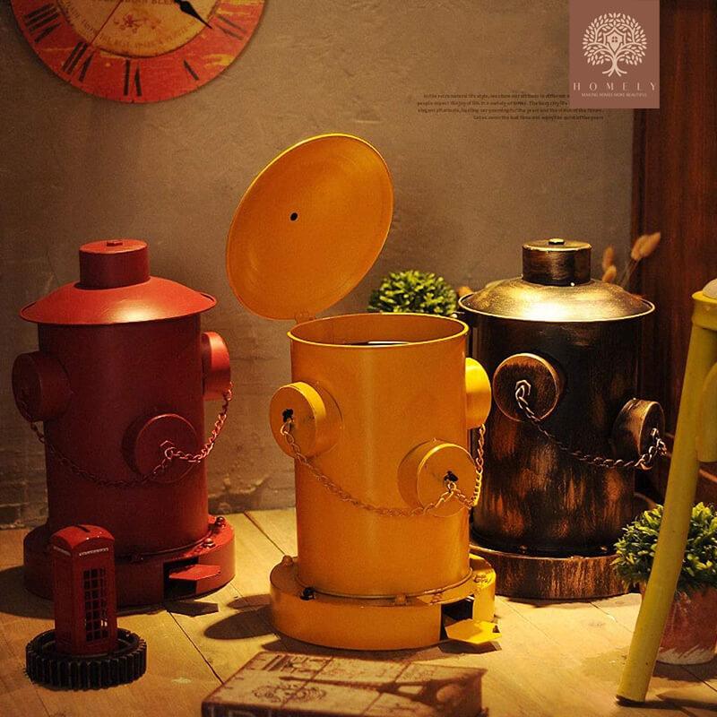 POUBELLE CRÉATIVE FER BOUCHE D&