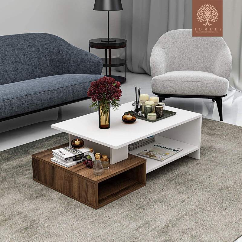 PIENA I TABLE BASSE MODERNE - Homely